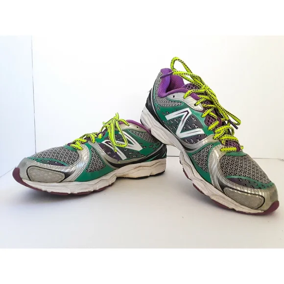 New Balance Shoes New Balance 80sp3 Womens Silver Green Pink